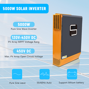 PowMr工厂5KW 5KVA MPPT 80A 500VDC光伏输入220VAC 48v带/无并联功能5000瓦混合太阳能逆变器 - Product Image 2