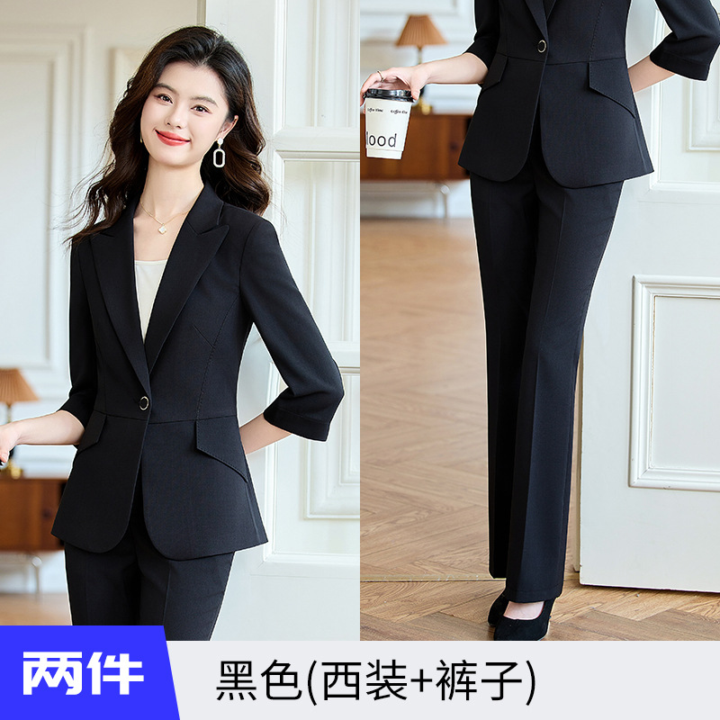 Black suit pants