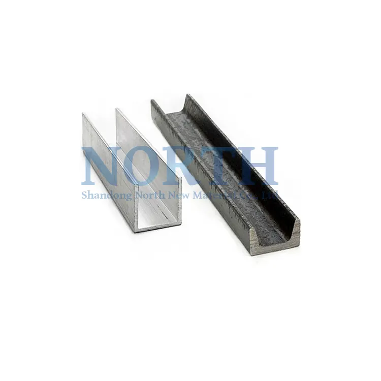 Estrutura de perfuração da soldadura da barra de canal de aço inoxidável laminada/laminada a alta temperatura SS canaliza o aço
