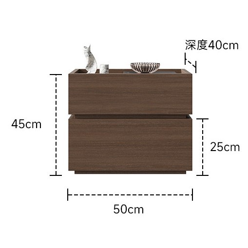 Building blocks style a-all walnut grain