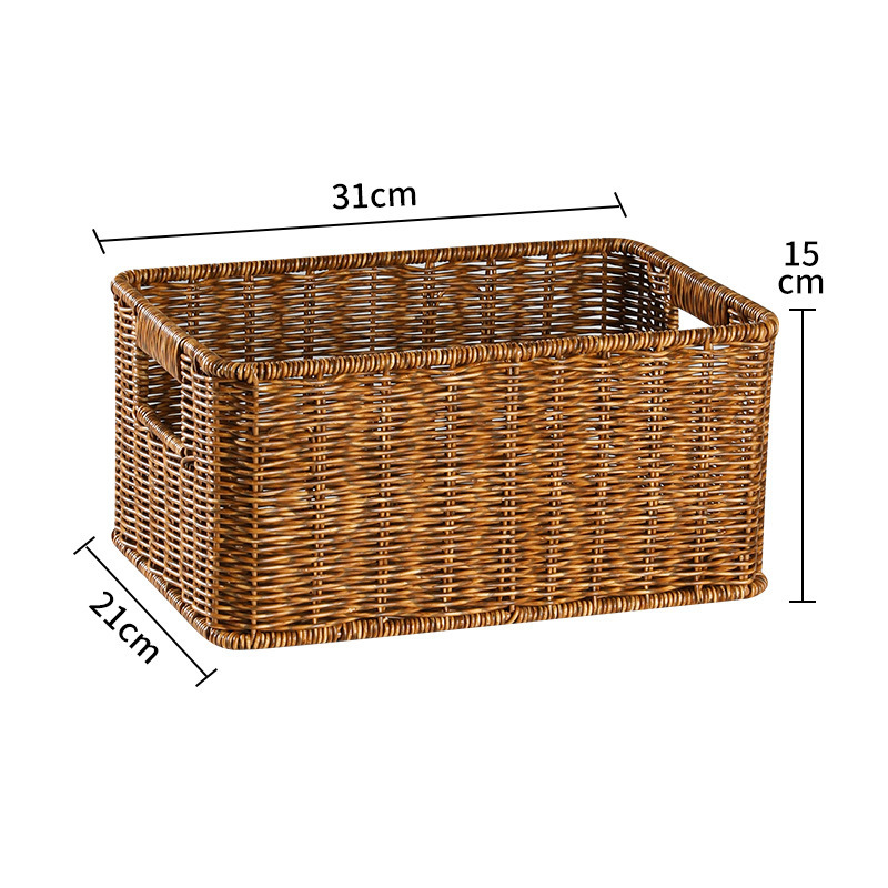 Doppio manico marrone scuro 31*21*15cm