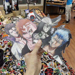 Bán buôn tùy chỉnh Quỷ Slayer 3D phim hoạt hình dán chuyển động nóng nhất không thấm nước xe đề can và máy tính xách tay tường trang trí nội thất phim hoạt hình 3D dán - Product Image 1