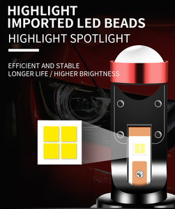 U7 H7 H11 9005 9006 H4 Mini <strong>Led</strong> Projector Lens Bi Xenon Projector <strong>Kit</strong> H4 with Laser Light Car Bi Lens Bulb <strong>Led</strong> Headlights - Product Image 3