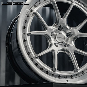 3 peças de alumínio forjado Rodas Passageiro Brushing20 22 Rodas 5x114.3 5x112 5x130 para Brand Car <span class=keywords><strong>Wheels</strong></span> para Mercedes Bmw RR benz - Product Image 2