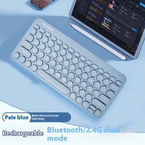 XINMENGRF702オフィスビジネス用ポータブルキーボードおよびマウス用のワイヤレス充電Bluetoothデュアルモードキーボード - Product Image 5