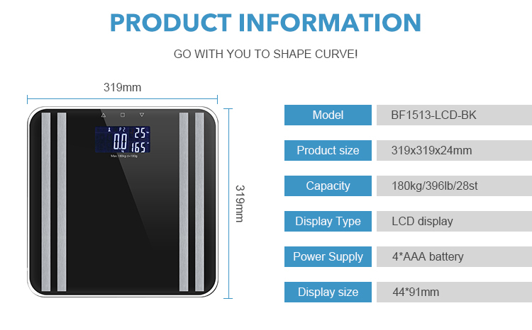 OEM/ODM New Product 180kg Home Battery Bathroom Electronic Scale Digital Weighing Digital Body Weight Scale