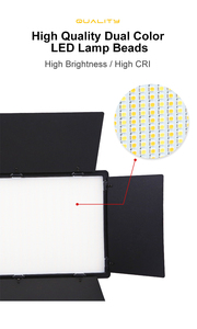 Pro LED U800 + uzaktan kumanda LED Video dolgu ışığı 35W 2700-6500K pilli LED fotoğraf stüdyosu Video işığı - Product Image 2