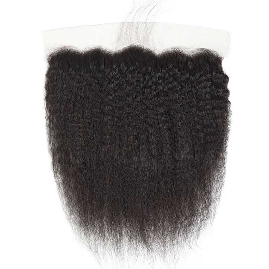 Курчавые прямые фронтальные волосы 13x4, фабричное производство, оптовая продажа, прозрачные швейцарские фронтальные волосы из 100 бразильских человеческих волос