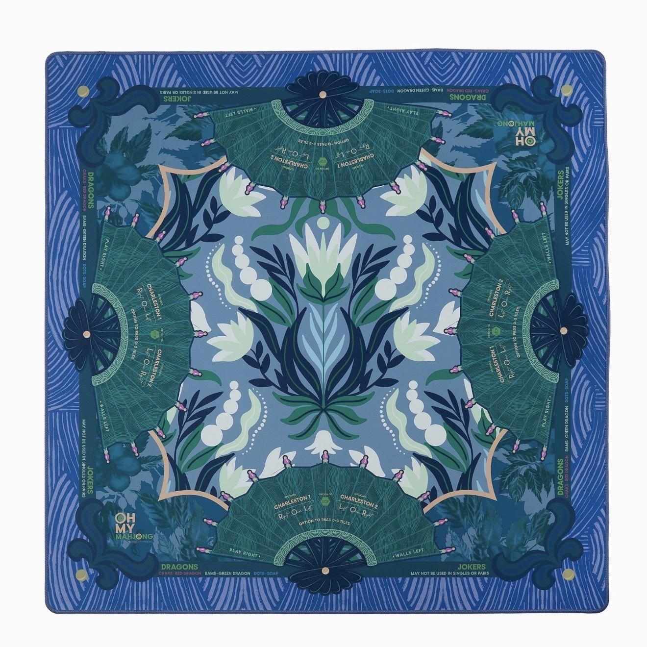 Blue fan