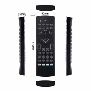 MX3 versión estándar compatible con varios idiomas Air Fly Mouse T3 Control remoto inteligente 2,4G RF teclado inalámbrico para Android TV Box - Product Image 2