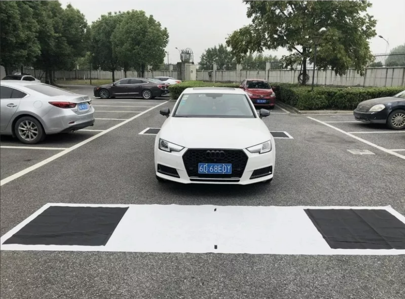 Un ensemble avec le tissu de calibrage de caméra