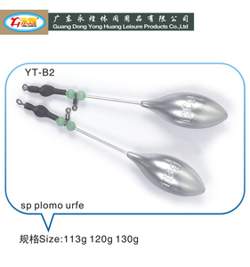 Sp plomo urfe Chất lượng cao chết đúc Sinker với đôi Heat-shrink Ống Trọng lượng cá sinkers - Product Image 2