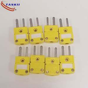 ตัวเชื่อมต่อชนิด tankii K ขนาดเล็กสีเหลืองหรือสีเขียวชนิดซ็อกเก็ต/แผงเมาท์รหัส K