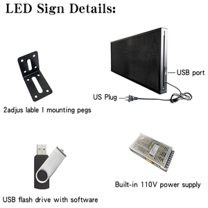 WifiコントロールLEDプログラム可能なスクロール電子サインLEDディスプレイP10Ledサインディスプレイボード - Product Image 4