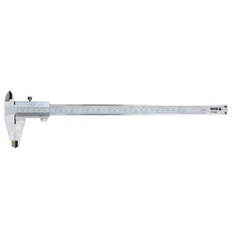 YATO-calibrador VERNIER, escala de 0-150MM, precisión de 0.001 ",MM y pulgada, YT-72002