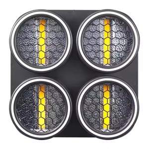 ไฟบลายเดอร์ LED เรโทร4x50W พร้อมการควบคุม DMX512สำหรับเวที
