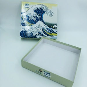 Chi phí thấp tái sản xuất 100 Mảnh Trò chơi câu đố hai mảnh hộp - Product Image 3