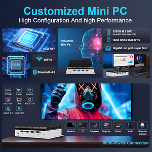 Intel Celeron Mini PCs Industrial Control Core N97 Fanless <strong>Embedded</strong> Micro <strong>Computer</strong> <strong>Thin</strong> <strong>Client</strong> SSD Win11 Mini PC New Industrial - Product Image 2