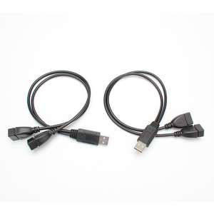 USB 2.0สายเคเบิลต่อฮาร์ดดิสก์การ์ดเครือข่าย USB 2ถึง1สายชาร์จข้อมูล - Product Image 4