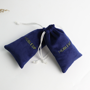 Low MOQ Free Sample Custom Branded Drawstring <strong>Pouch</strong> Small Custom Gift Velvet Bag - Product Image 2