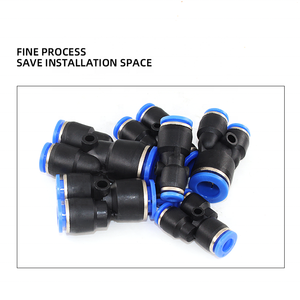 <strong>PW</strong> Series One Touch 3 Way Reducing Air Hose <strong>Tube</strong> Connector Plastic Y Type Pneumatic Quick Fitting air Hose Connectors