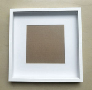 Large <strong>Frame</strong> with Mat (24x24cm), Colorful Picture <strong>Frames</strong>, MDF Shadow Box 16x16&quot; - Product Image 6