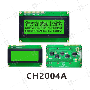 2004 Monochromes STN-Zeichen-LCD-Anzeige modul 20x4 Standard-I2C-Schnittstelle Kleine Größe für kompakte Designs