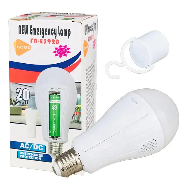 led emergency lights 15w B22 E27 2 battery emergency light led emergency bulb