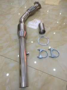 EXHAUST DOWNPIPE for A3 1.8T <strong>Turbo</strong> Pipe for GOLF MK4 GTI 1.8L A3 TT <strong>TURBO</strong> DOWN PIPE with 200 Cell Cat - Product Image 5