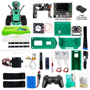 Jetbot Ai Robot Python-Programmierung mit HD-Kamera kompatibel mit Jetson Nano 4GB (a02/b01/sub)