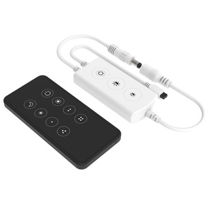 F1-<strong>D</strong>+RC11CH*5A 5-24VDC 3-Button <strong>IR</strong> LED Controller + <strong>Remote</strong> Control Button Dimmer Set for Single Color Strip Light - Product Image 4