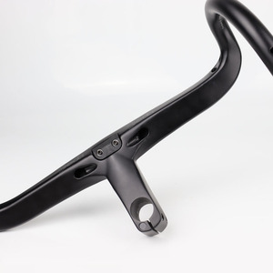 超軽量全炭素繊維ロードバイク曲がったハンドルバー付きメーターホルダー付き - Product Image 4