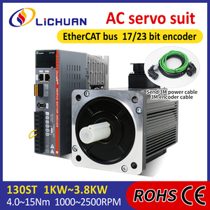 LC30E50E 1500/2500RPM 220V 4 ~ 13.5A 1/1.3/1.5/2/2.3/2.6/3.8KW servo motor kontrol cihazı 4/5/6/7.7/10/15N.m AC Servo Motor sürücüleri kiti - Product Image 2