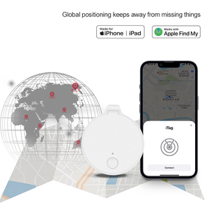 全球定位系统跟踪器长距离安全保护BT 5.0/应用程序适用于IOS Iphone/安卓智能标签钥匙查找器我的定位器行李 - Product Image 6