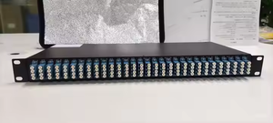 80CH 100GHz DWDM Mux Demuxモジュール1UラックマウントC21-C60 1310nm & モニターポート3.5dB IL LCデュアルファイバー80ch Dwdm - Product Image 3