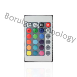 Мини беспроводной 24-клавишный ИК RGB светодиодный диммер контроллер 72 Вт/24 В/144 Вт кнопочные кнопки с пультом дистанционного управления с синим зубом RGB хорошая цена - Product Image 1