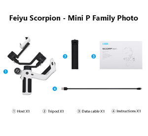 FeiyuTech resmi SCORP Mini P 3-Axis Gimbal sabitleyici eylem kamera Smartphone için aynasız kamera - Product Image 3