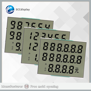 SJXD-H63435T Display digitale personalizzato a 7 segmenti HTN dispenser carburante convenienti per lo schermo dello strumento moduli LCD - Product Image 2