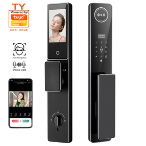 Mehrsprachiges Passwort 3D-Gesichtserkennung Intelligentes Türschloss mit Kamera und Finger abdruck Automatische Tuya Wifi Smart Lock Tür - Product Image 1