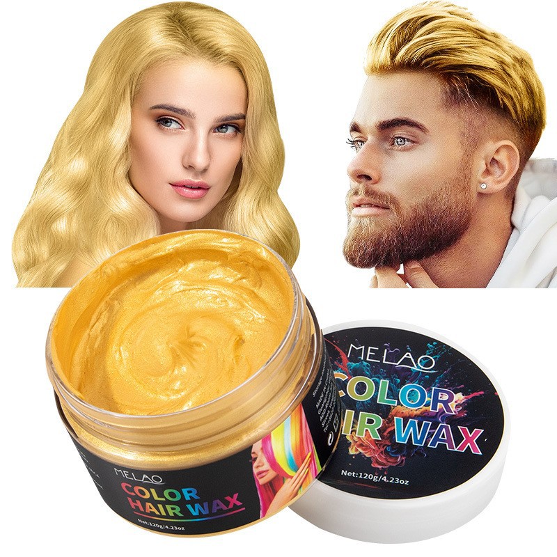 120g golden yellow dyed hair wax