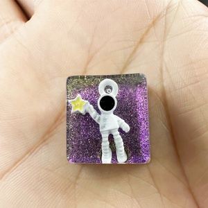 Kişilik dağıtım tutkal klavye tuşları yıldızlı s-ky astronot Keycaps mekanik klavye kiraz çapraz eksen tuşları için - Product Image 4