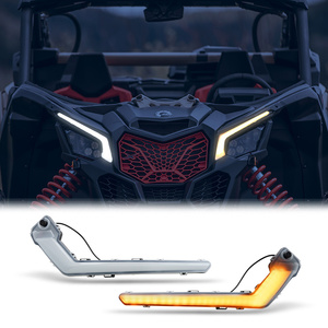 RGB çok renkli değişen sol ve sağ Led İmza işık dönüş flaş ışığı Can-am Maverick Sport Trail X3 için Amber 12V 30W - Product Image 3