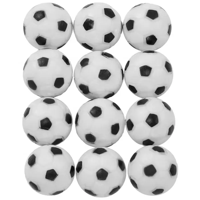 12pcs Replacement Foosball Table Balls Set Tabletop Futebol para Futebol Acessórios Vários Estilos Disponíveis