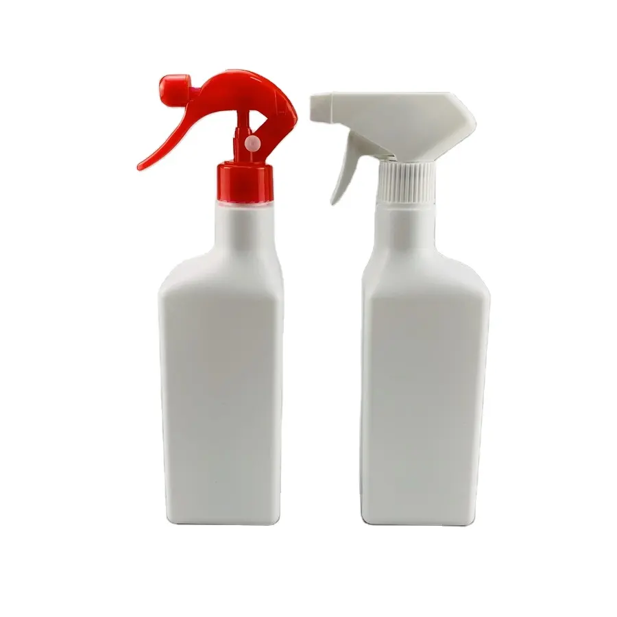500ml nachfüllbare leere HDPE-Plastik-Shampoo flasche mit langem Hals und Pumpe