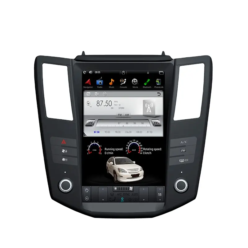 Sistema multimediale per auto autoradio Android 12 per Lexus RX330 Full Touch Screen Carplay autoradio