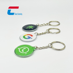 Tiktok RFID epoksi anahtar etiketi NTAG213 NFC reçine anahtarlık için kişiselleştirilmiş 13.56Mhz sosyal medya NFC anahtarlık - Product Image 6