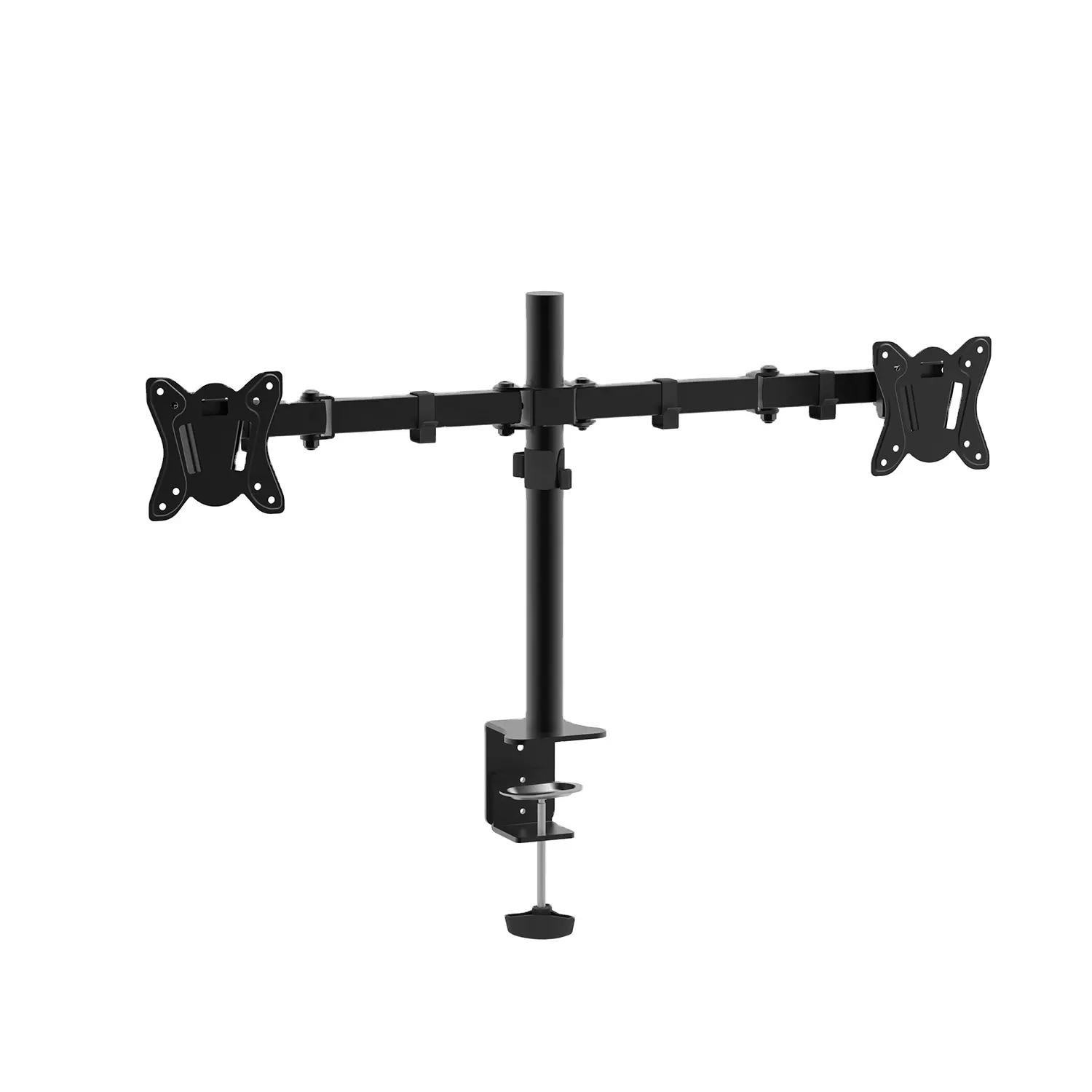 Soporte doble para pantalla de 13 "-32", para Monitor doble brazo, montaje de escritorio para portátil con abrazadera C