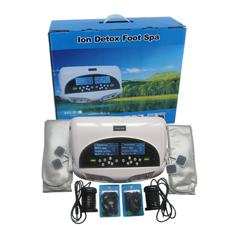 Dual Ionic Pro Cell Detox Machine Ion Foot Bath Spa Cleanse System
