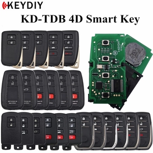 คีย์ทั่วไปแบบทำมือ KD 4D สมาร์ทคีย์รุ่น tdb รีโมต TDB36-4 TDB36-3สำหรับ toyota/lexus/subaru กุญแจรถยนต์ - Product Image 1