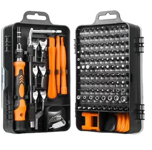 2024 New Style Mini Toolbox 115-Piece DIY Repair <strong>Tool</strong> <strong>Kit</strong> with Hard Case for Android Phone Laptop &amp; Computer OEM Customizable - Product Image 2